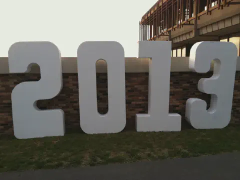 8 Foot Tall 3D Foam Letter