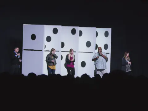 8 Foot Tall Dominos Stage Prop