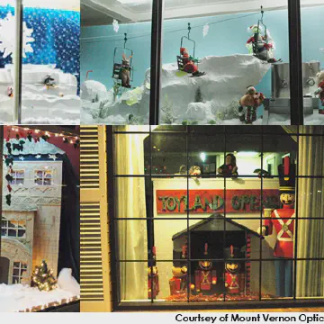 Animated Christmas Window using EPS Foam