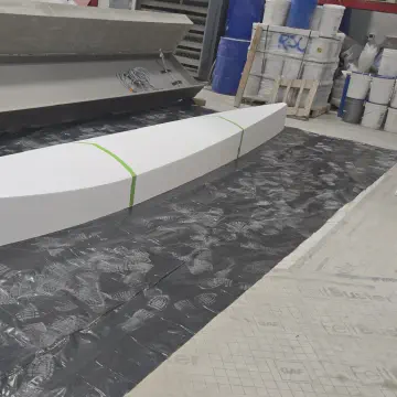 Concrete Canoe Custom-Cut EPS Foam Mold for 2025 Competition