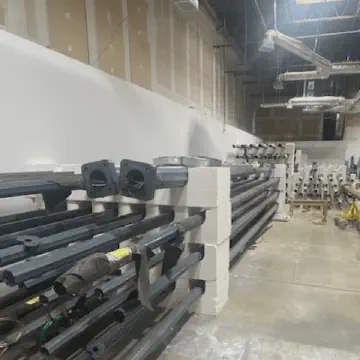 Custom EPS Foam Packaging for Light Poles