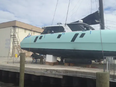 EPS Boat Cradles Provide Safe Elevated Storage