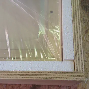 EPS sheets in the crates for added protection during the shipping of artwork