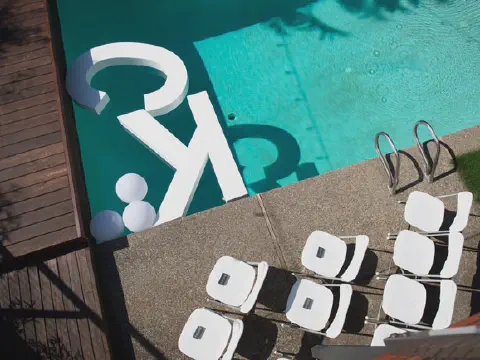 Floating Styrofoam Letters