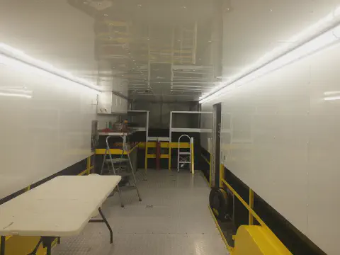 Foam Insulation for a Fourty Foot Gooseneck Trailer