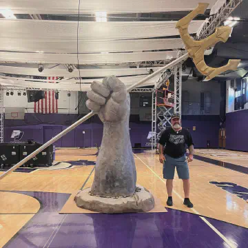 Foam Sculpture for Senior Prom