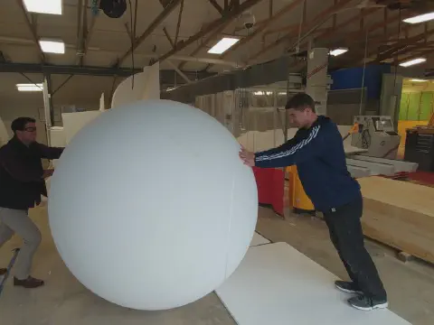 Giant 6 Foot Diameter Styrofoam Sphere