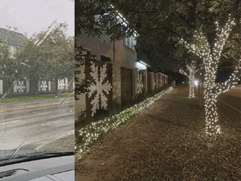 Giant EPS Snowflakes