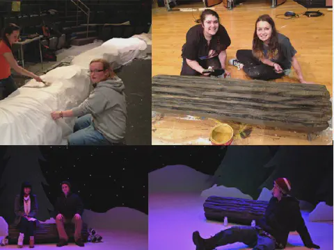 Large Blocks of Foam to Create Theater Stage Props