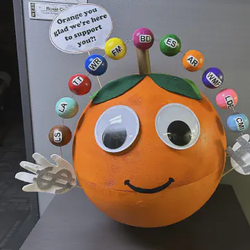 Large Foam Spheres for Corporate Event