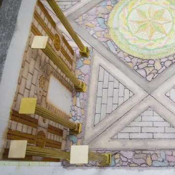 Large scale replica of Herod’s Temple