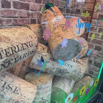 Large Wine Cork EPS Cylinders