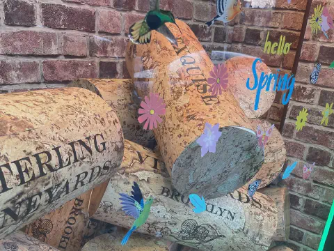Large Wine Cork EPS Cylinders