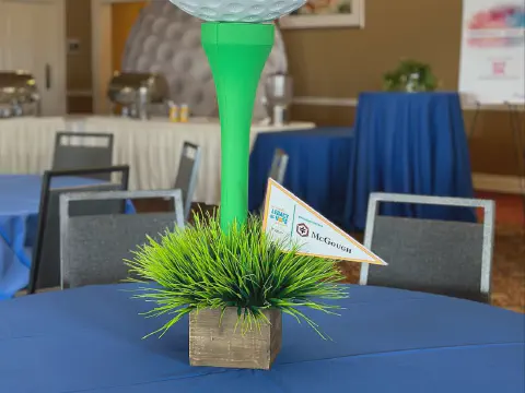 Oversized EPS Foam Golf Balls and Tees