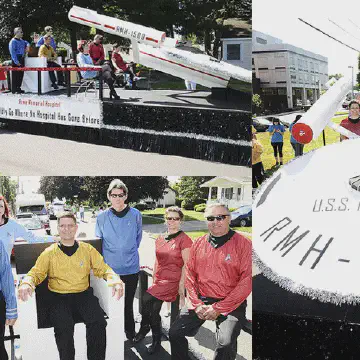 Parade Float Ideas for a Hospital or Bank