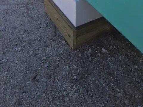 Storage Blocks for Boats in Winter